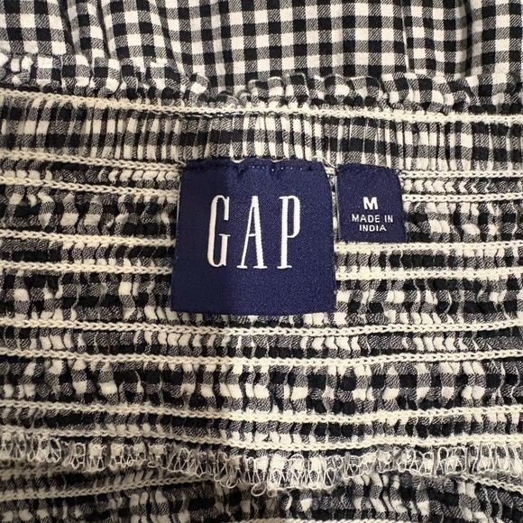 Black and White Gingham Skirt Size M - Picture 2 of 3